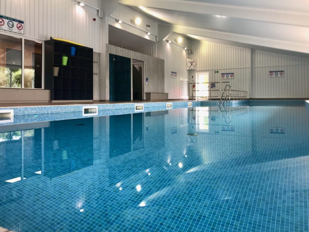 Coast Swimming pool at padstow holiday park